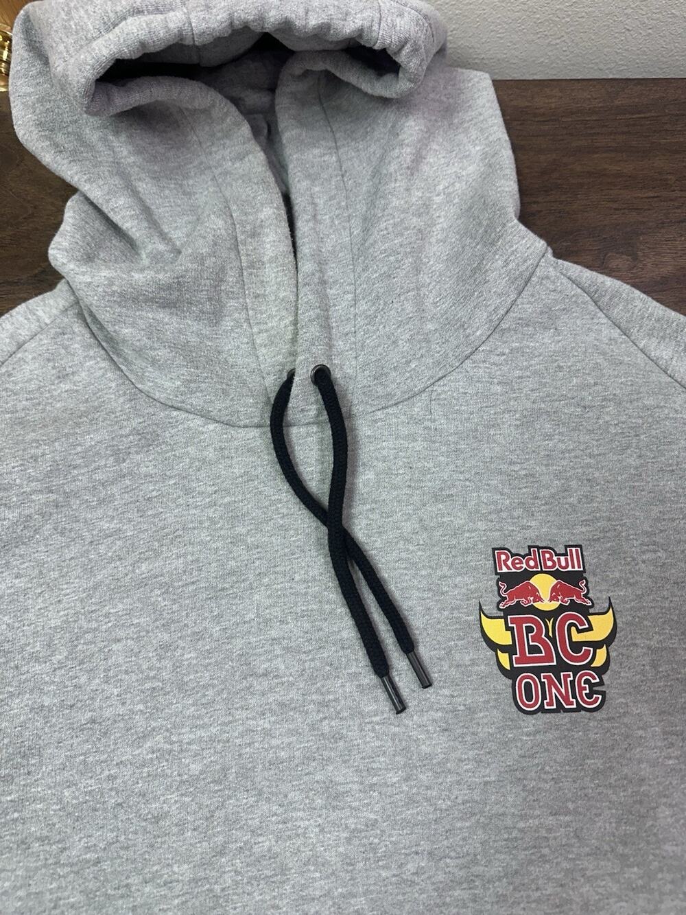 RARE Red Bull BC One Staff Event Exclusive Grey Circle Hoodie Men XXXL 3XL